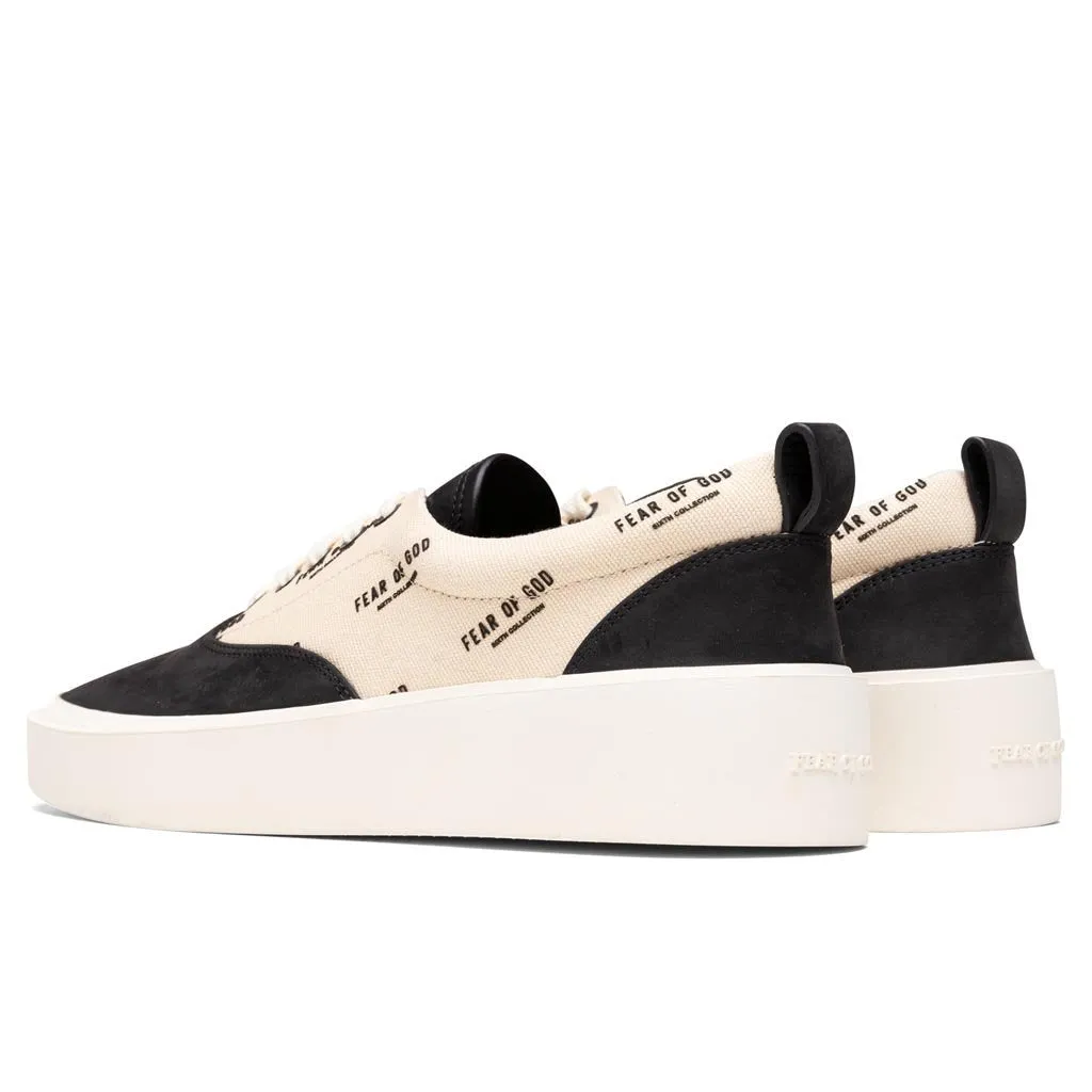 101 Lace Up Sneaker - Black/Cream