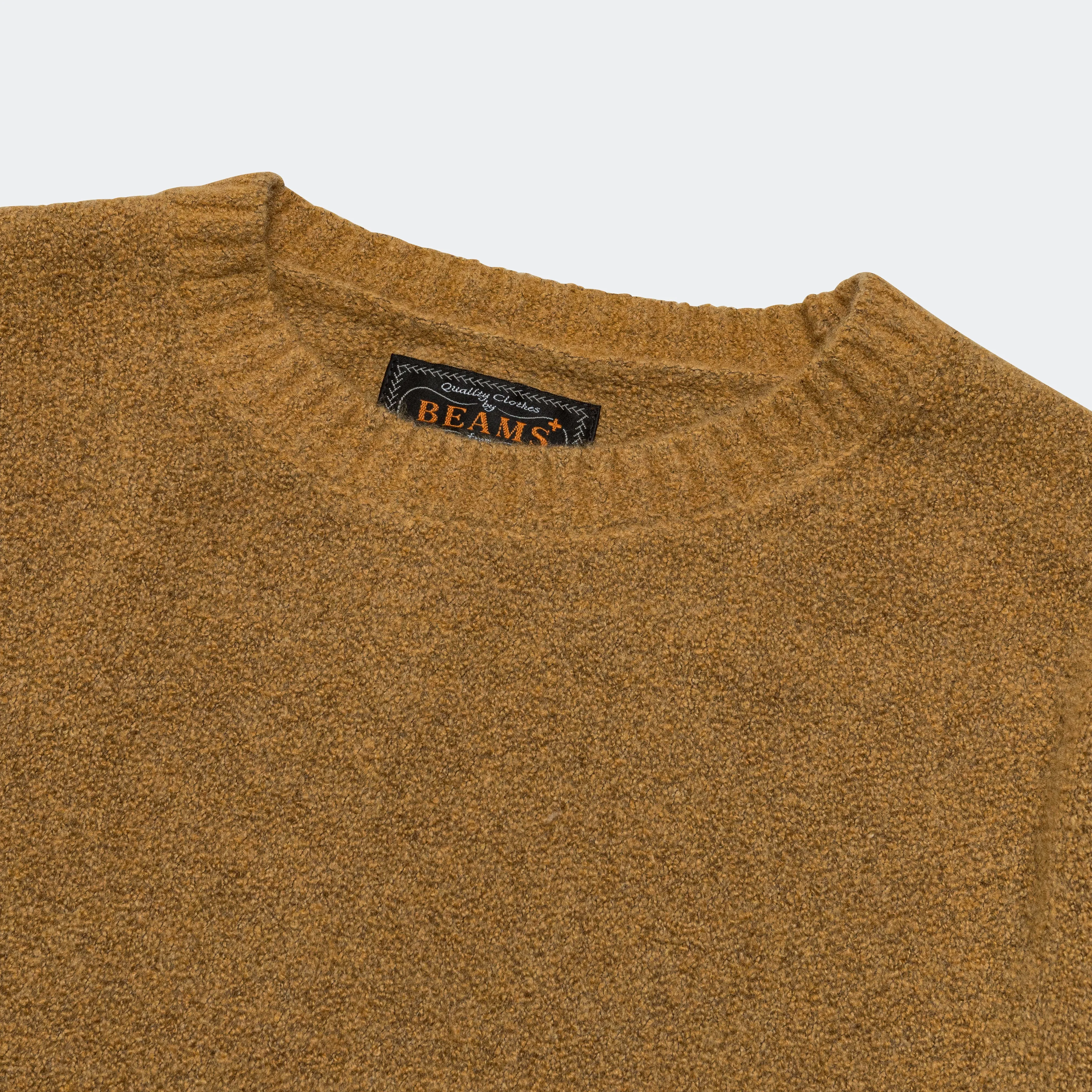 7G Cashmere/Silk Crew - Camel