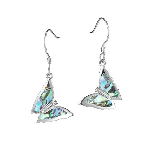 Abalone Butterfly Earrings