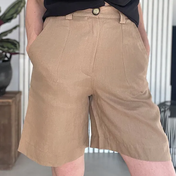 AGGEL Leinenshorts