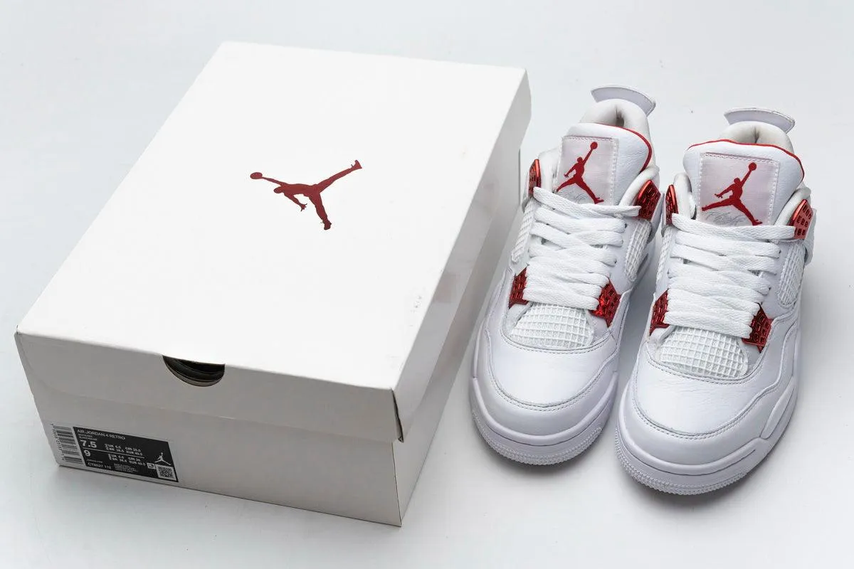 AIR JORDAN 4 RETRO " METALLIC RED "