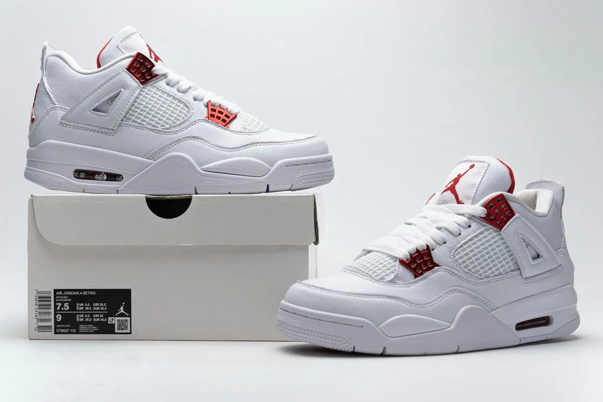 AIR JORDAN 4 RETRO " METALLIC RED "