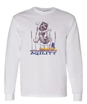 Alaskan Malamute - Agility Weave II - Long Sleeve T-Shirt