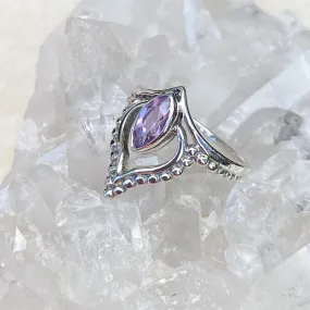 Amethyst Marquise Aria Ring