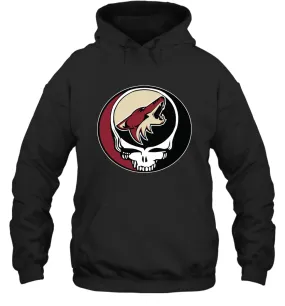 Arizona Coyotes Grateful Dead Steal Your Face Hockey NHL Adult Hoodie Sweatshirt