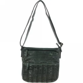 Ashwood Vintage Woven Leather Crossbody Bag D-93