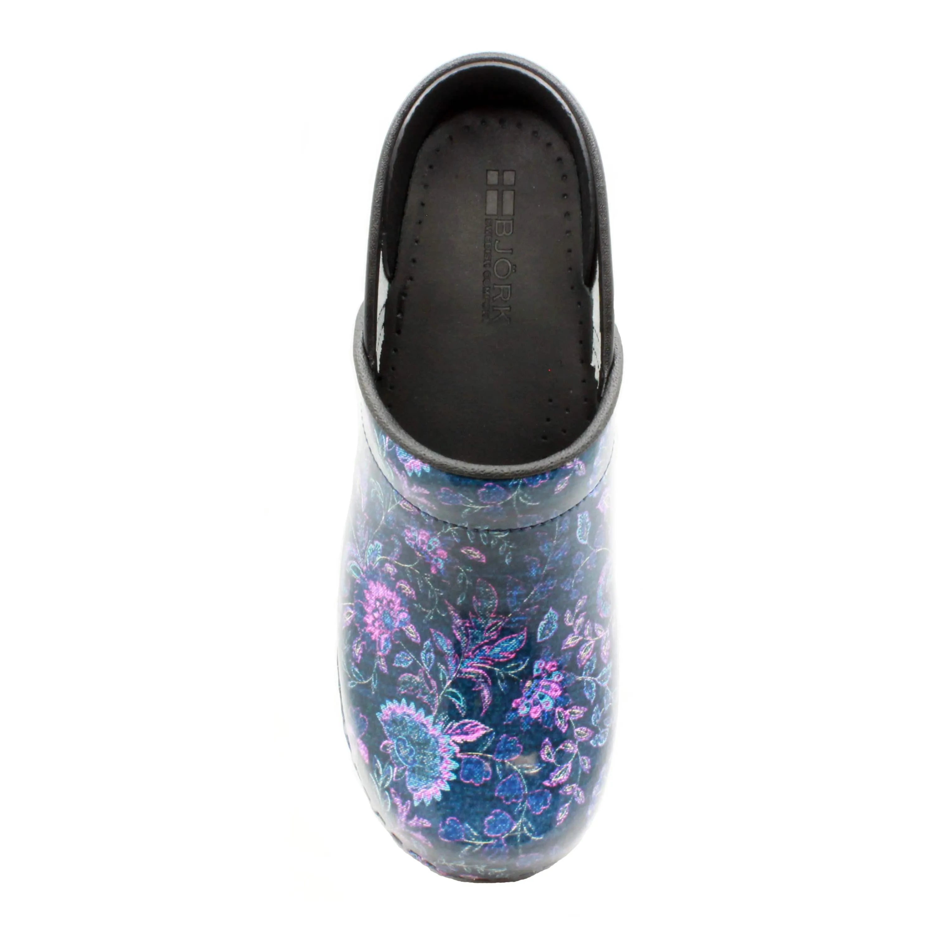 BJORK PROFESSIONAL Atalie Printed Leather Clogs - CLOSEOUT