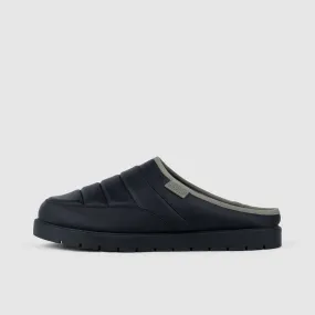 Black Puffer Slip On