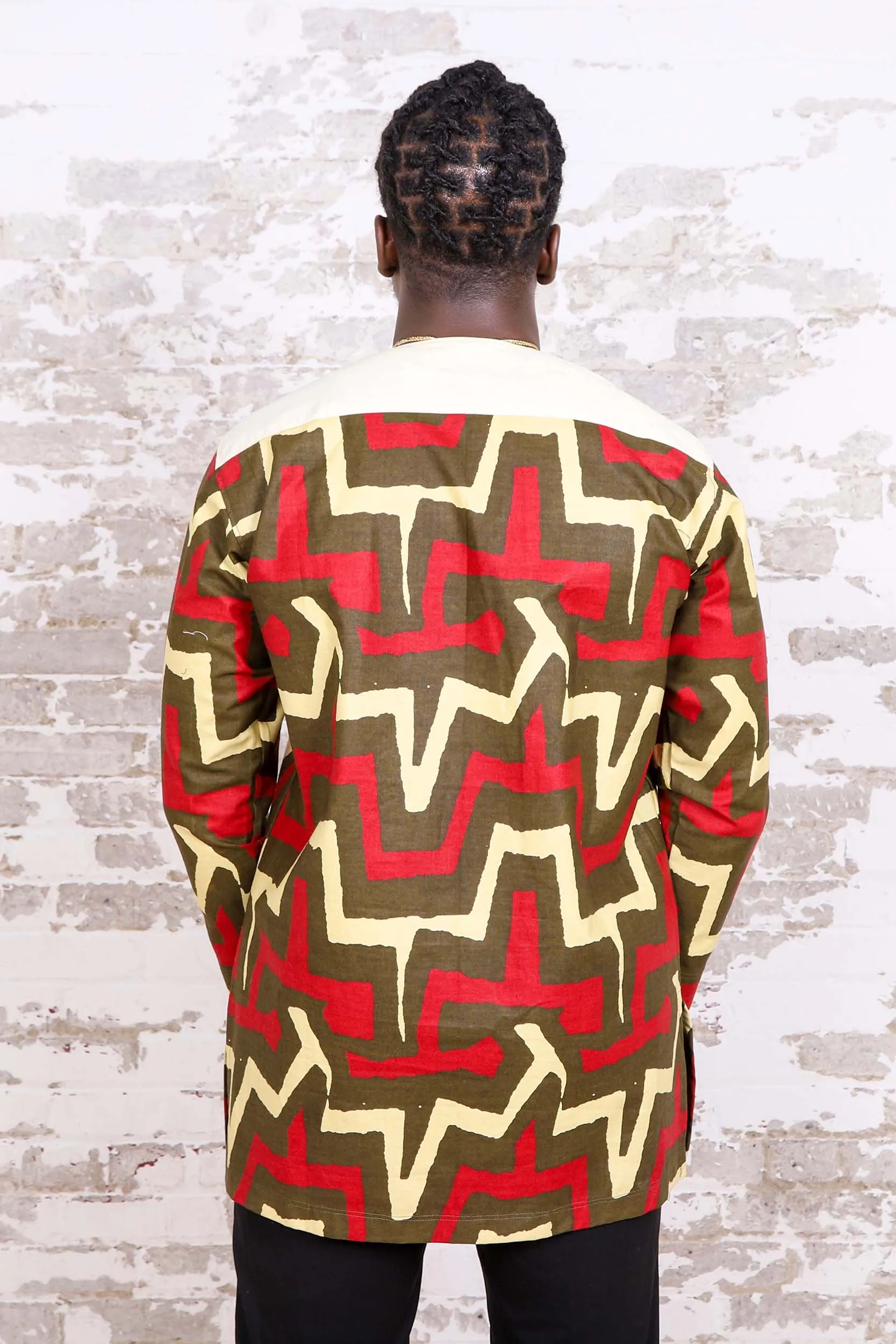 BONAVENTURE AFRICAN PRINT MEN'S SHIRT