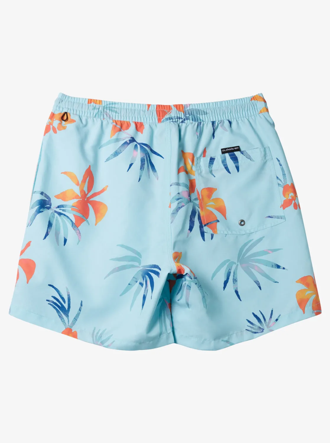 Boys 8-16 Everyday Mix Volley 14" Elastic Waist Shorts - Limpet Shell