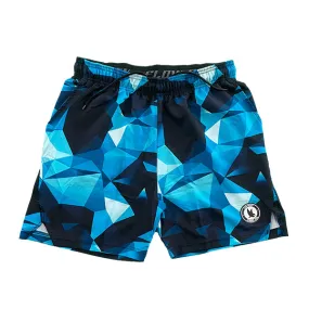 Boys Turquoise Diamond Geo Short