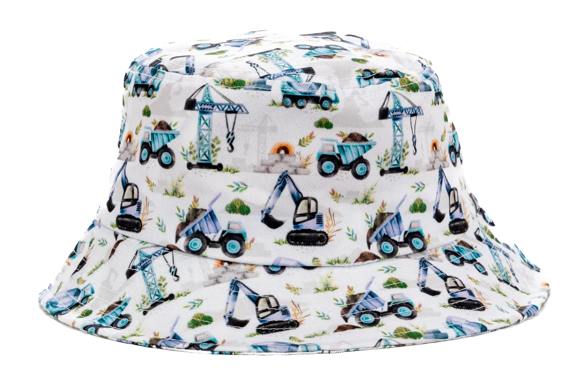 Bucket Hat - White Construction