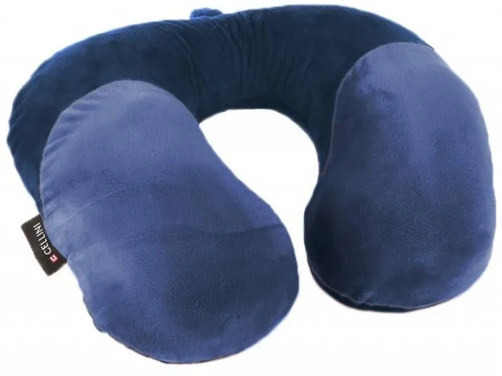 Cellini Travel Essentials Moulded Memory Foam Pillow | Navy