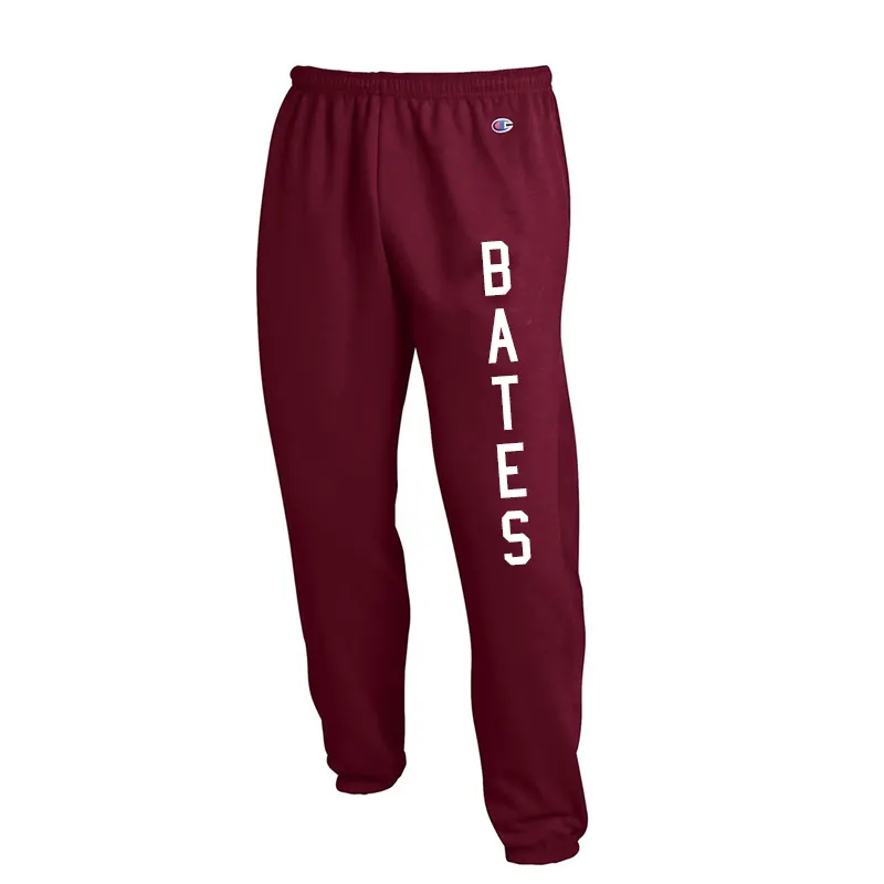 Champion Maroon Closed Bottom Power Blend Sweatpants