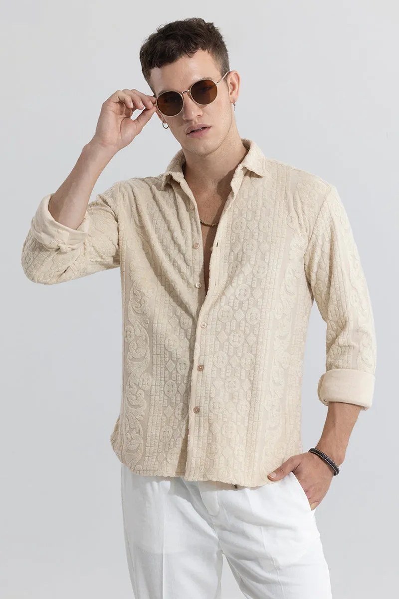 Circle Diamond Beige Shirt