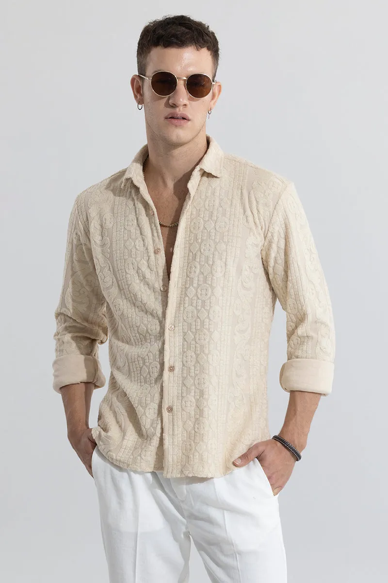 Circle Diamond Beige Shirt