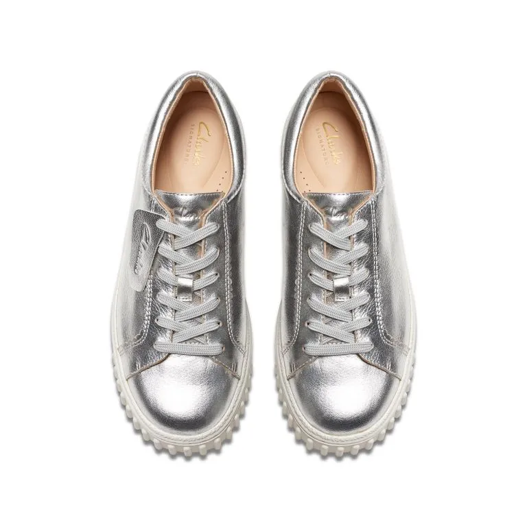 Clarks Mayhill Walk Silver Metallic