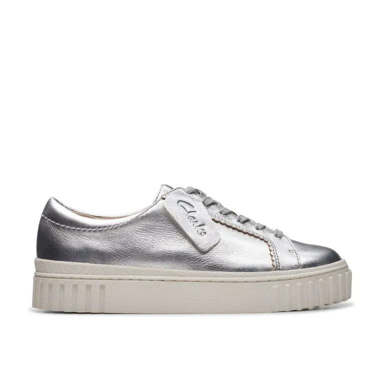 Clarks Mayhill Walk Silver Metallic