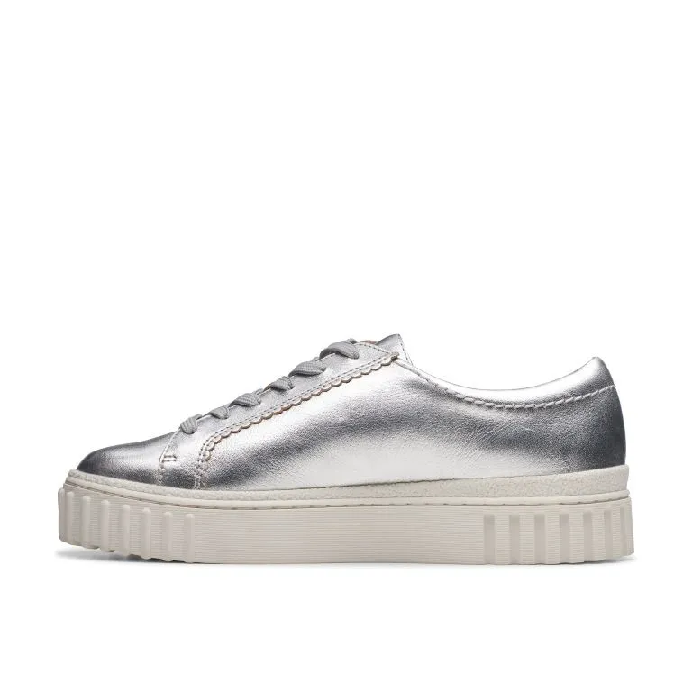 Clarks Mayhill Walk Silver Metallic