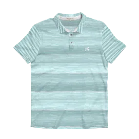 Clearwater & White Heathered Azalea Performance Polo