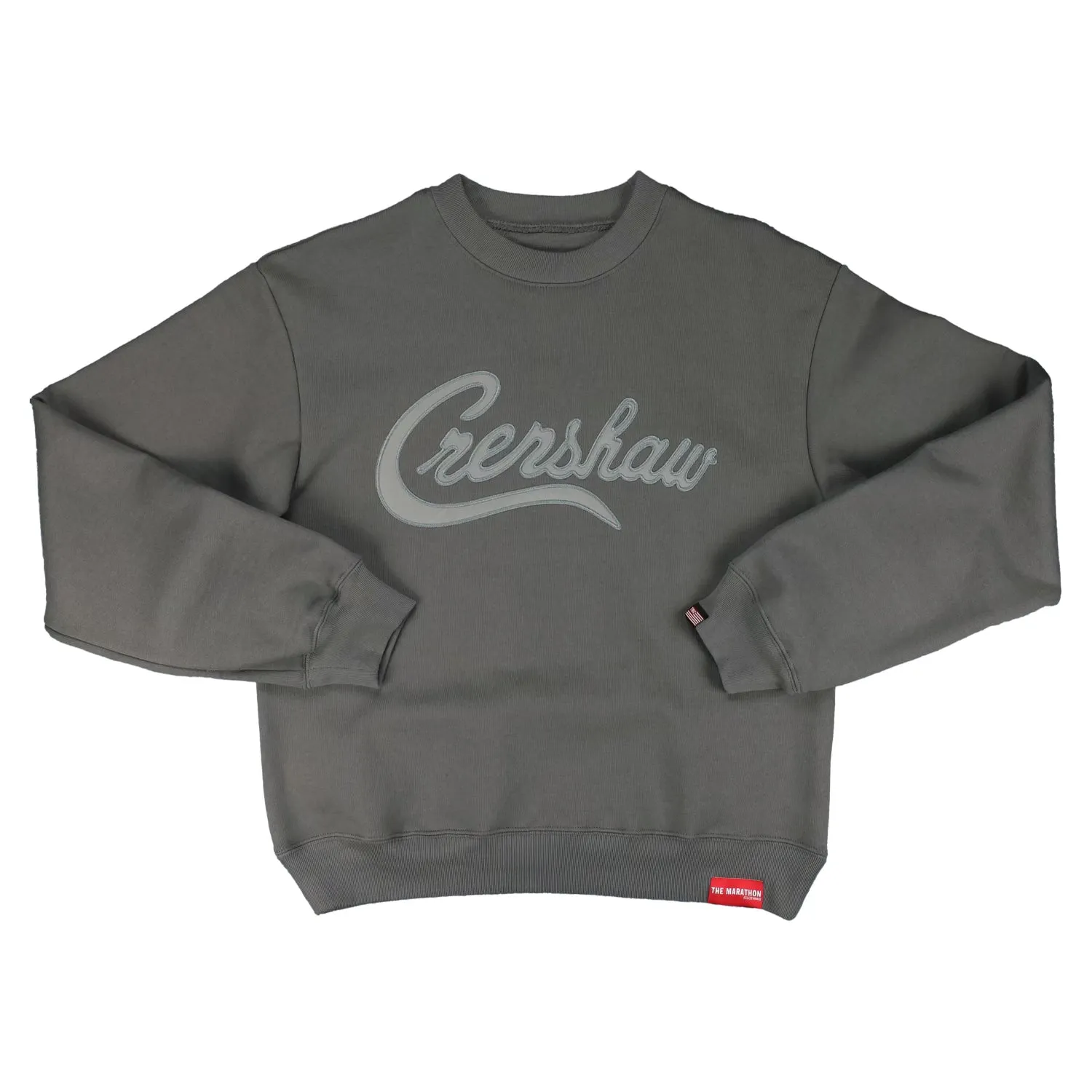 Crenshaw Crewneck - Slate Grey/Slate Grey