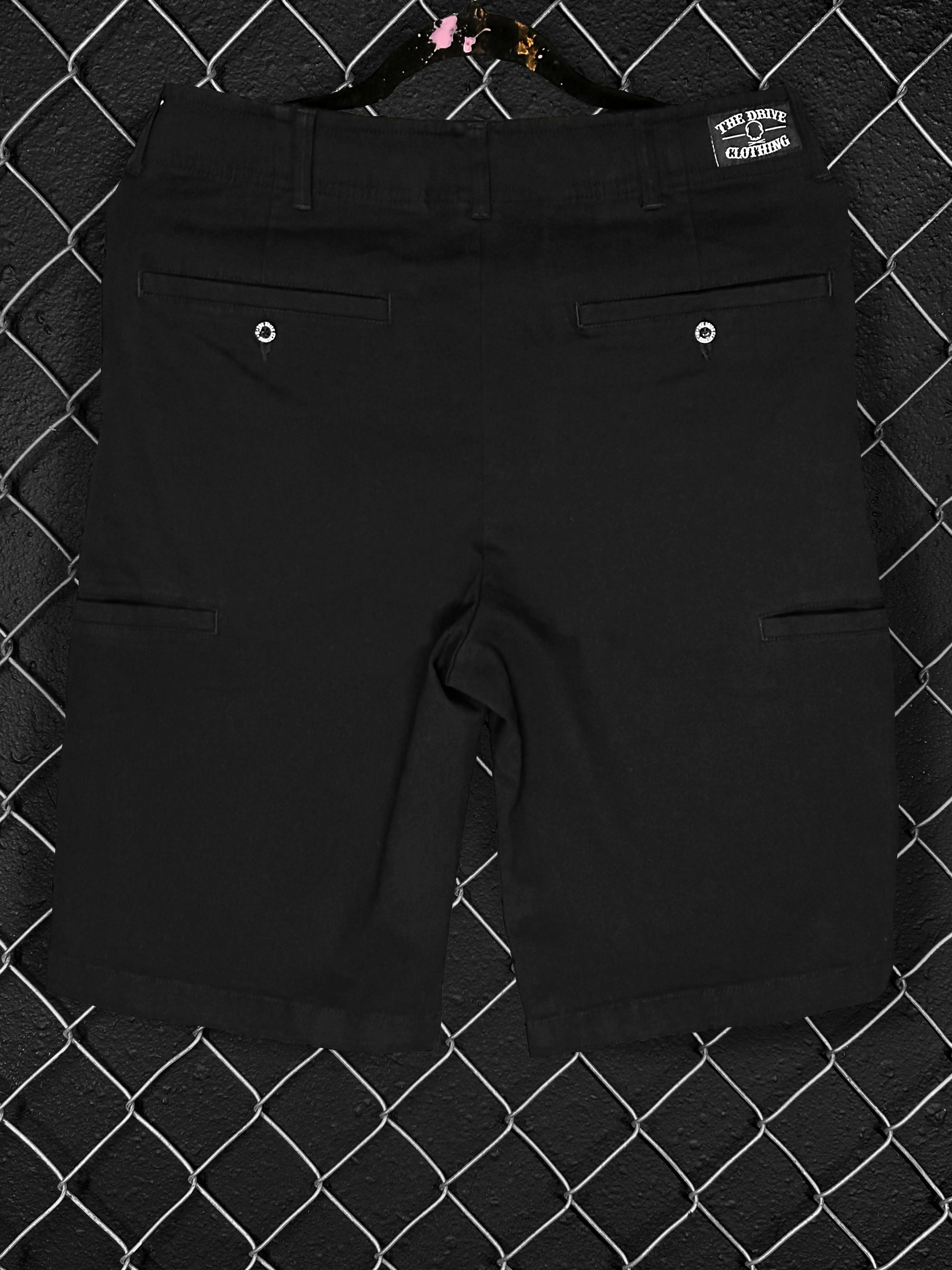 DRIVEN FLEX BLACK SHORTS