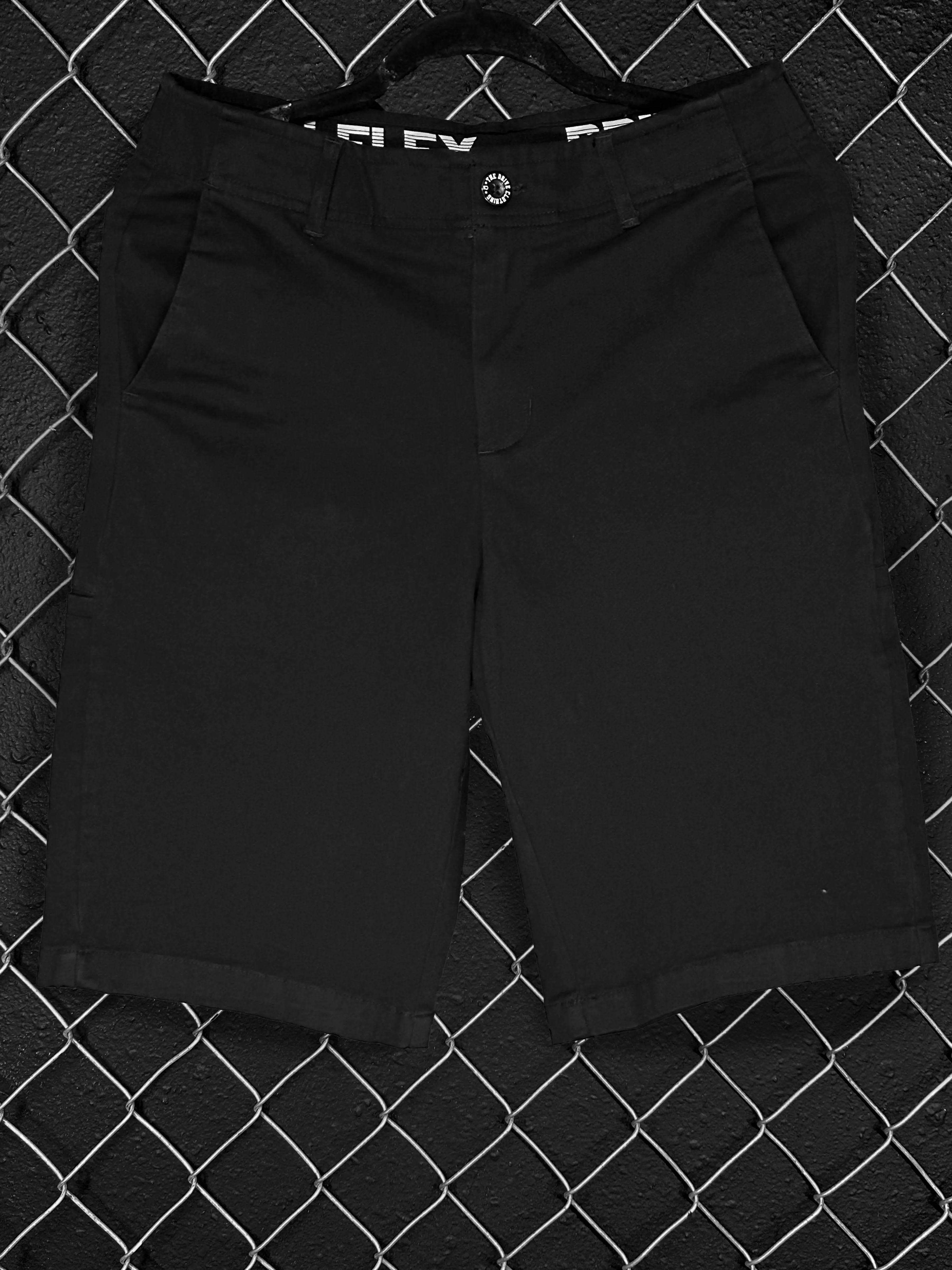 DRIVEN FLEX BLACK SHORTS