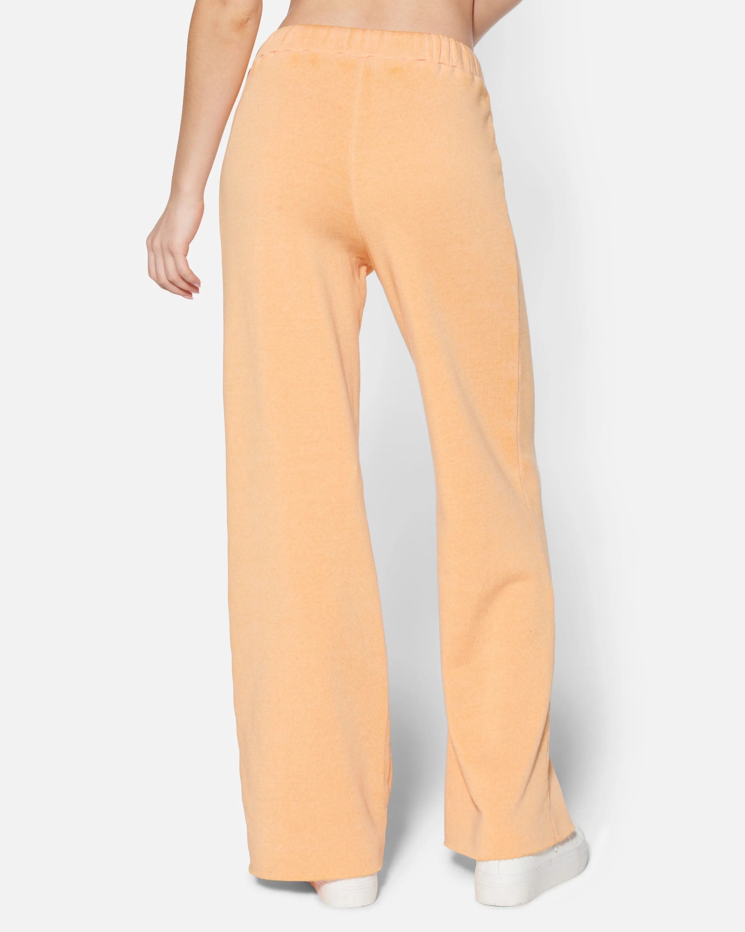 Essential Burnout Fleece Wide Leg Pant