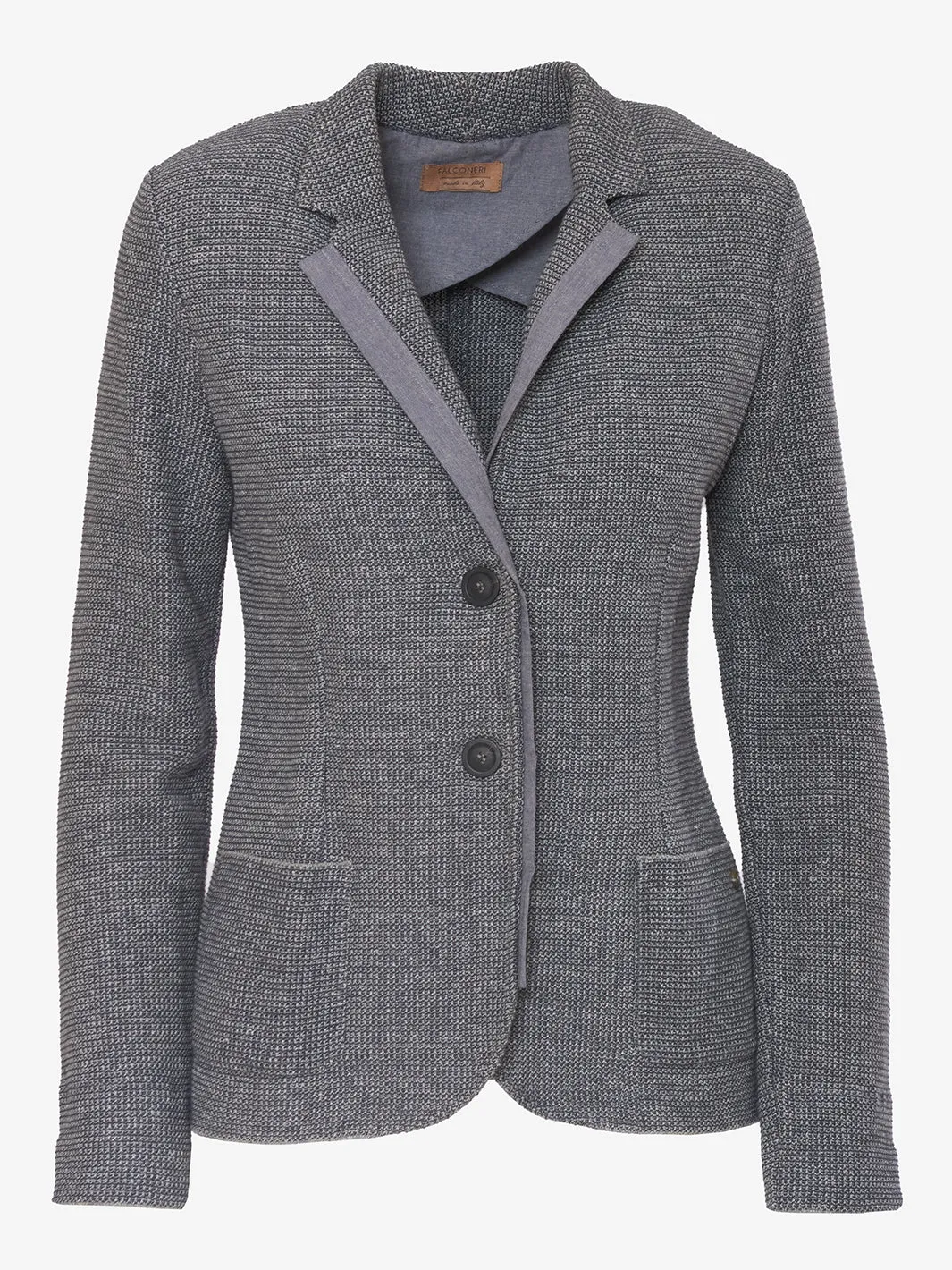 Falconeri gray knit jacket