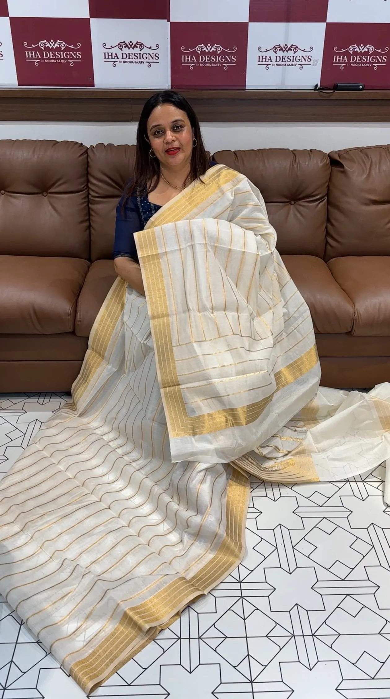 FORWARD SEMI SILK SAREE - IHA 14346