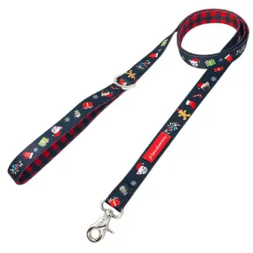 Frenchiestore Luxury Leash | Red Buffalo Plaid