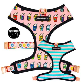 Frenchiestore Reversible Dog Health Harness | Pink StarPup