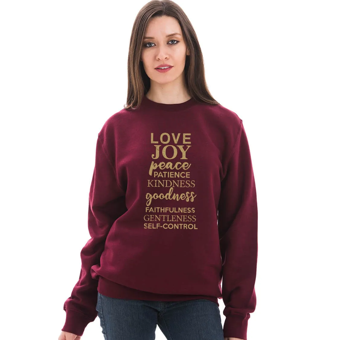 Fruit Of The Holy Spirit Unisex Crewneck Sweatshirt