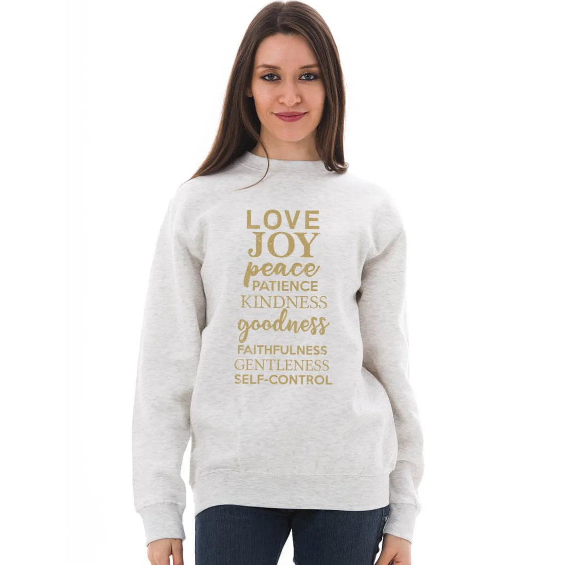 Fruit Of The Holy Spirit Unisex Crewneck Sweatshirt