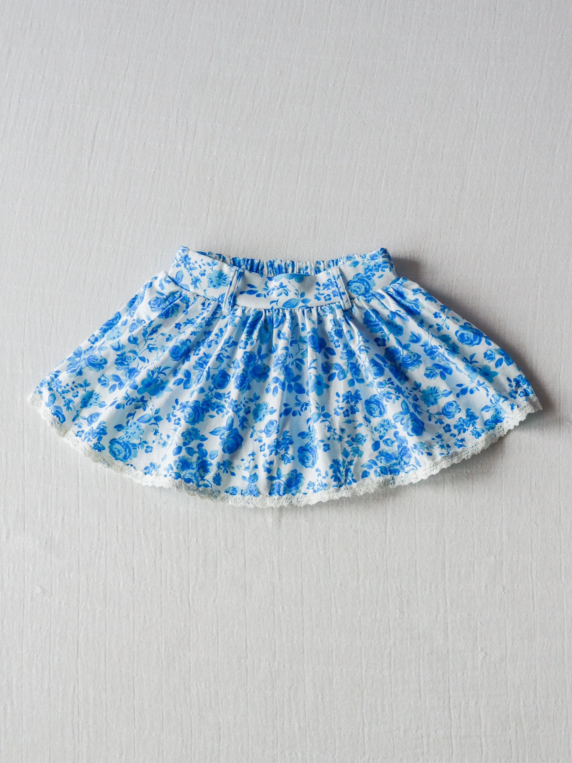 Garden Skort - Blooming Blues