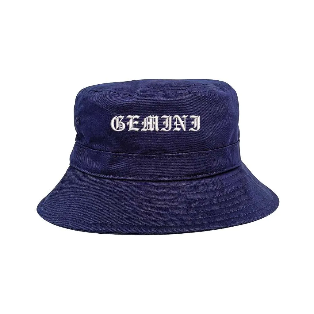 Gemini Old English Bucket Hat