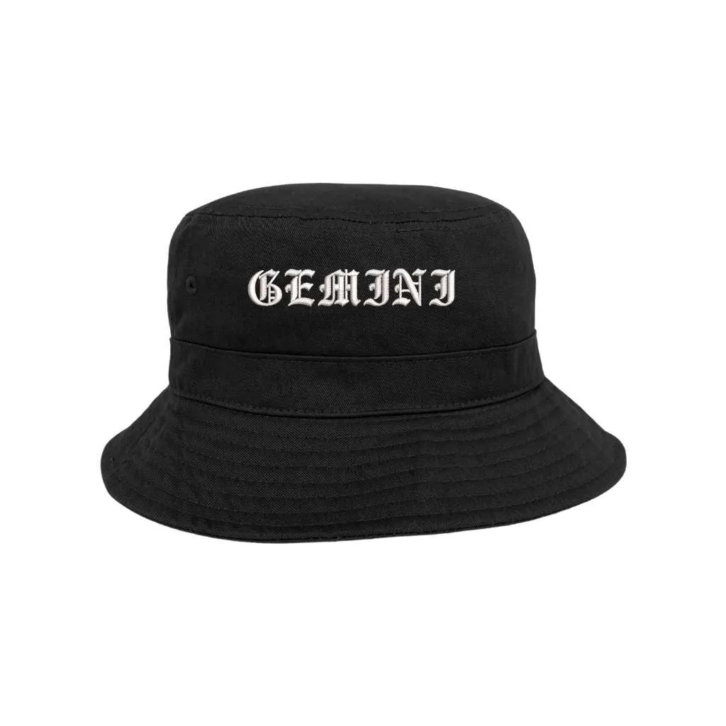 Gemini Old English Bucket Hat