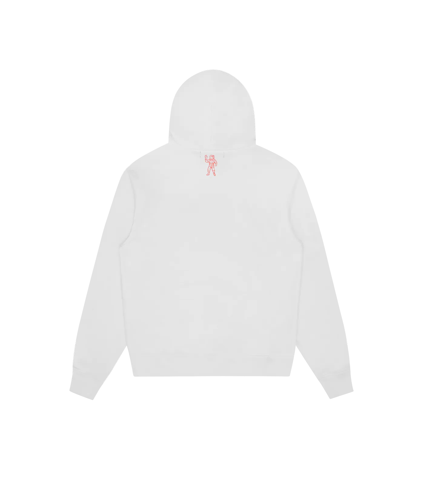 GLITTER ARCH LOGO POPOVER HOOD - WHITE/PINK