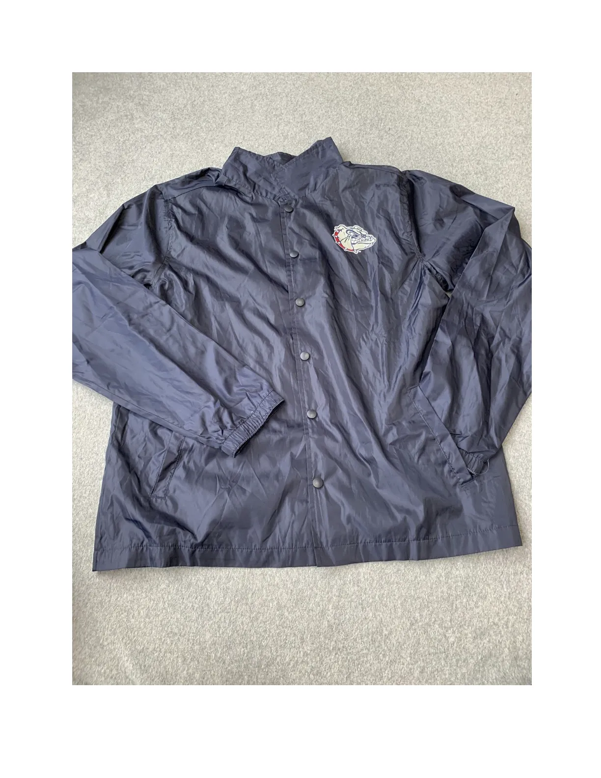 Gonzaga button up rain jacket