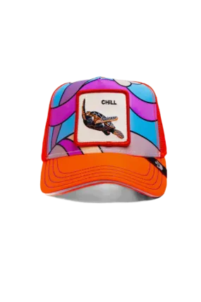 Goorin Bros 2 Crush 2 Furious {Chill} Colour Changing Trucker Hat (Orange)