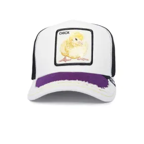 Goorin Bros Silky Chick {Chick} Trucker Hat (White)