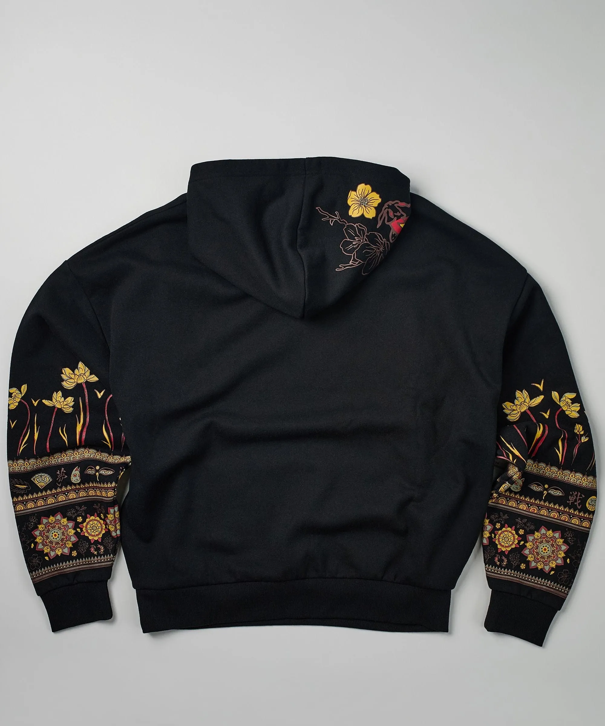 Guardian Embroidered Hoodie - Black