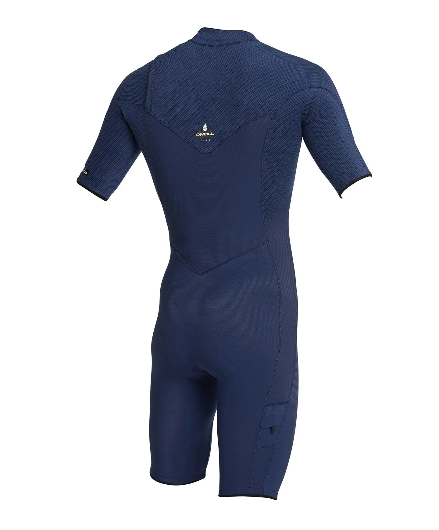 HyperFreak Short Sleeve Springsuit 2mm Chest Zip Wetsuit - Navy