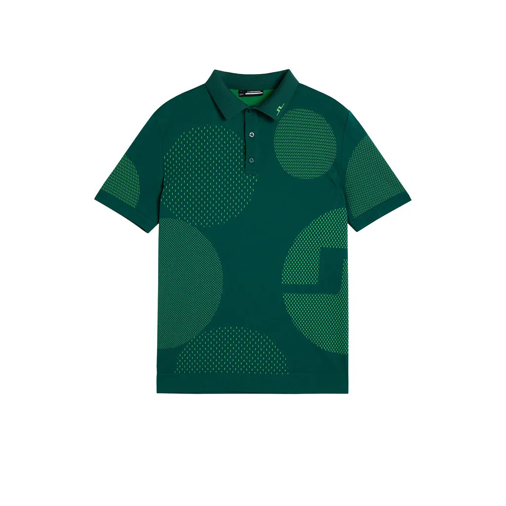 J. Lindeberg Nate Seamless Polo Rain Forest