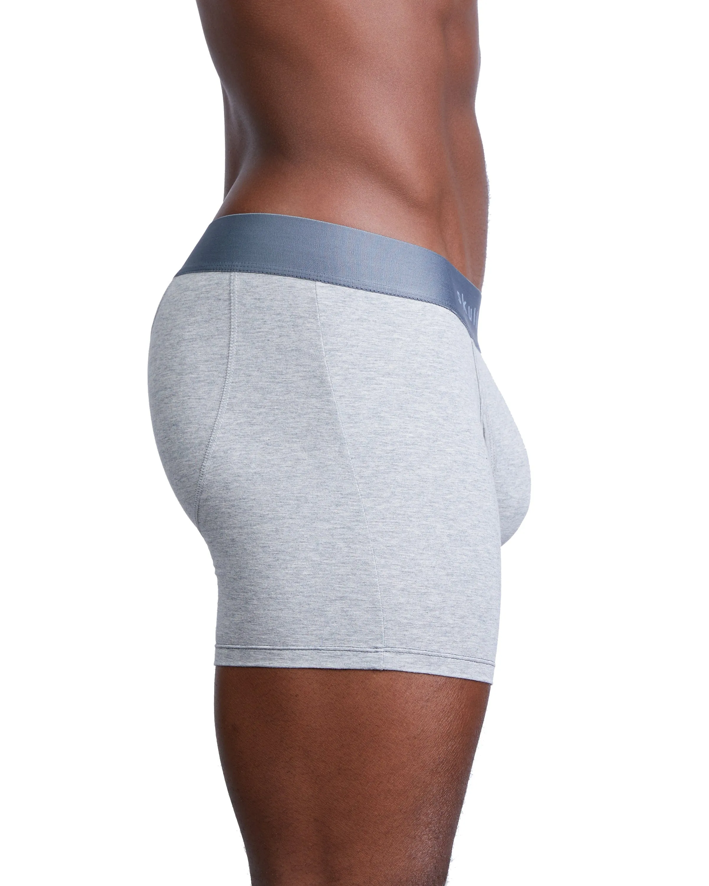 Just the Bones Boxer Brief Grey