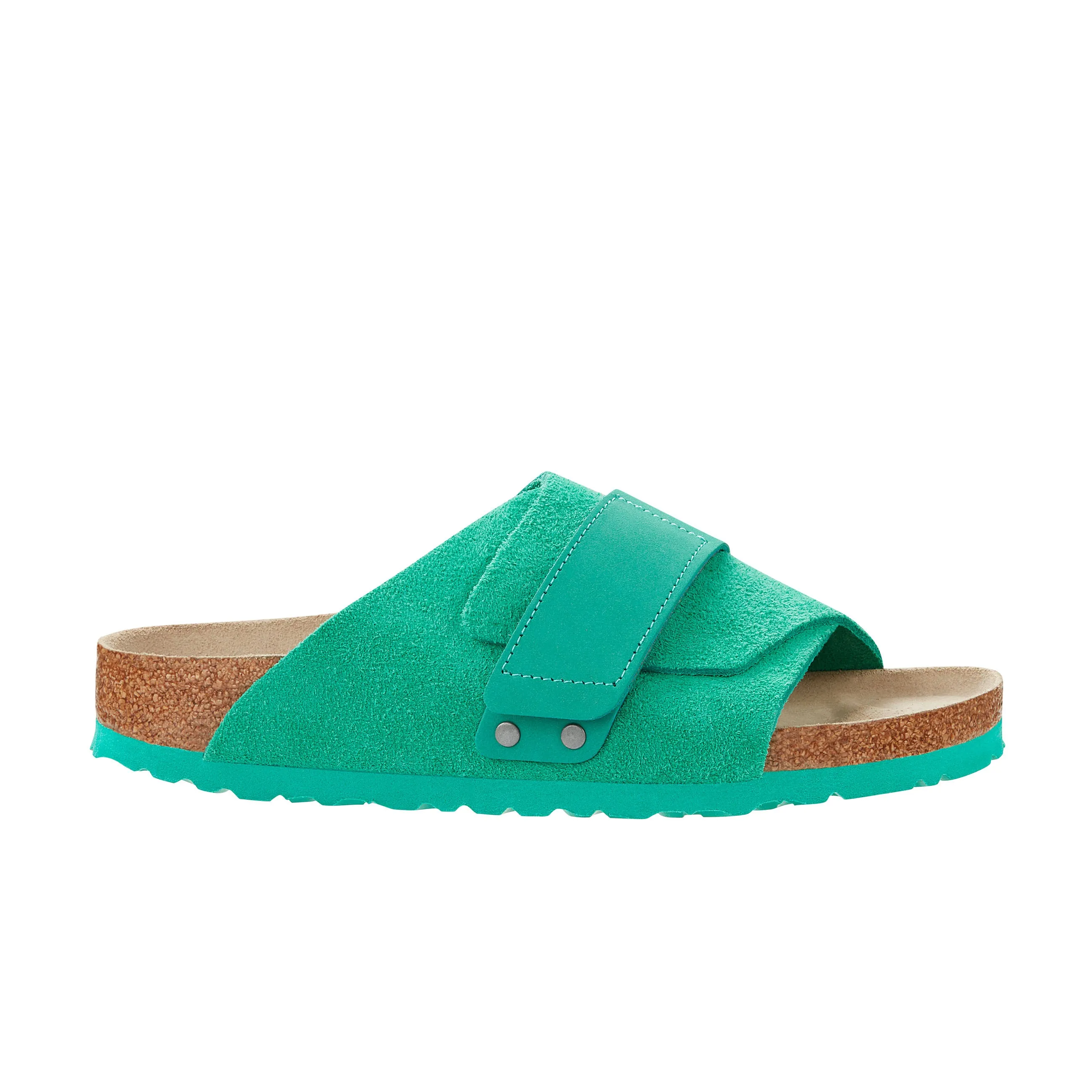 Kyoto Bold Green Suede Leather