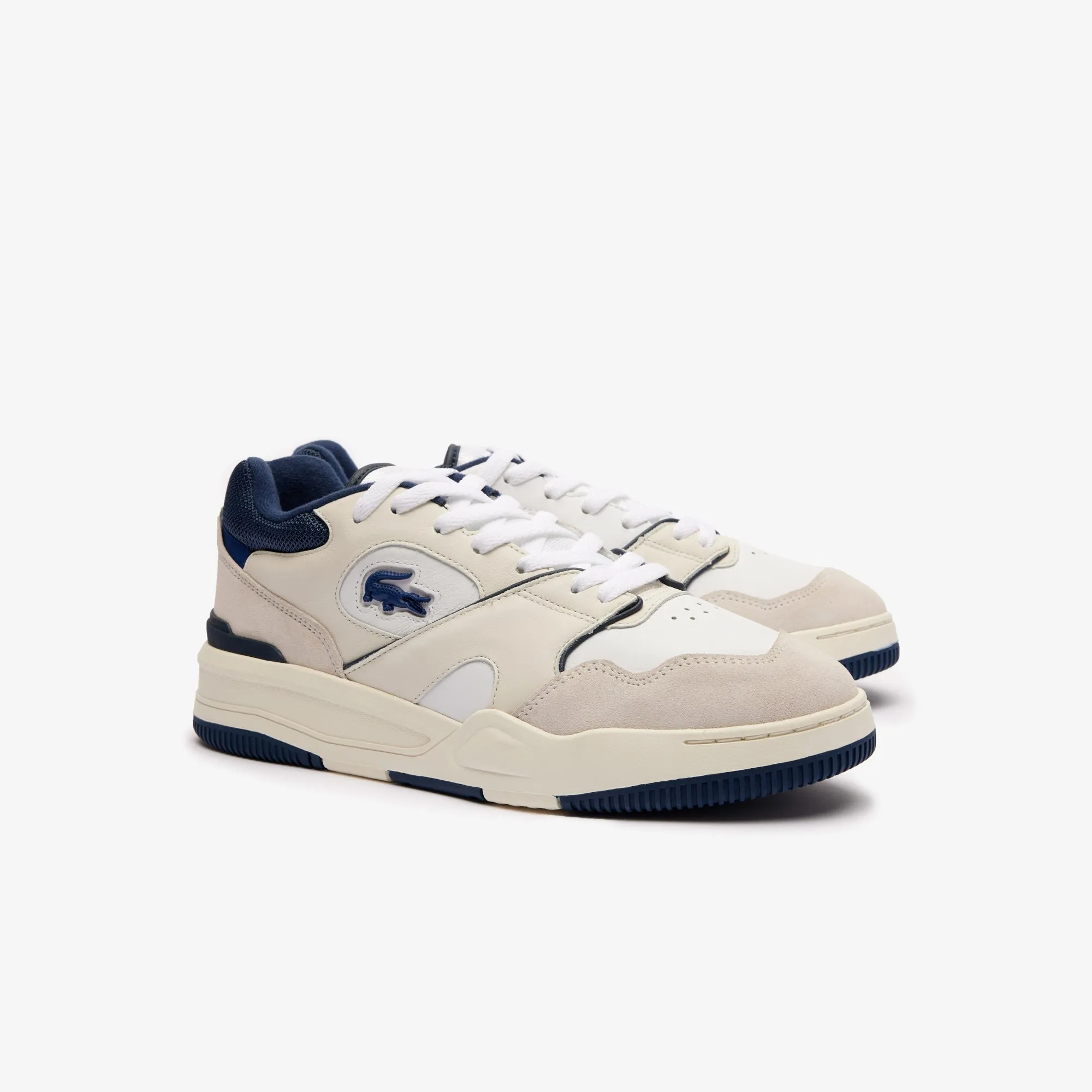 Lacoste Men's Lineshot Leather Logo Trainers