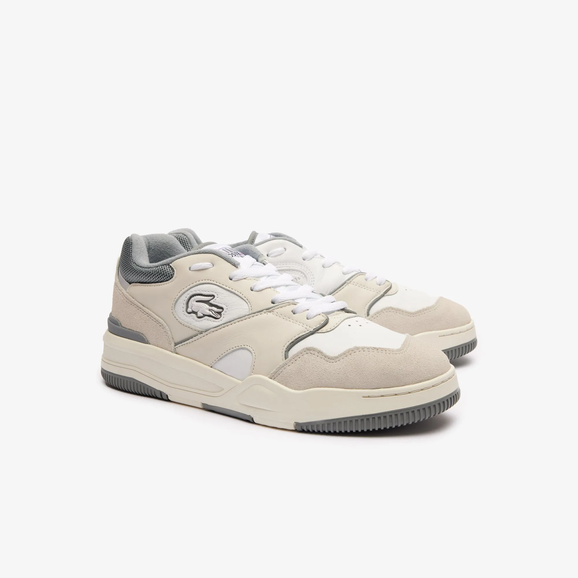 Lacoste Men's Lineshot Leather Logo Trainers