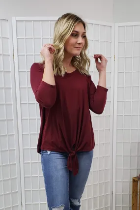 Laken Burgundy Top