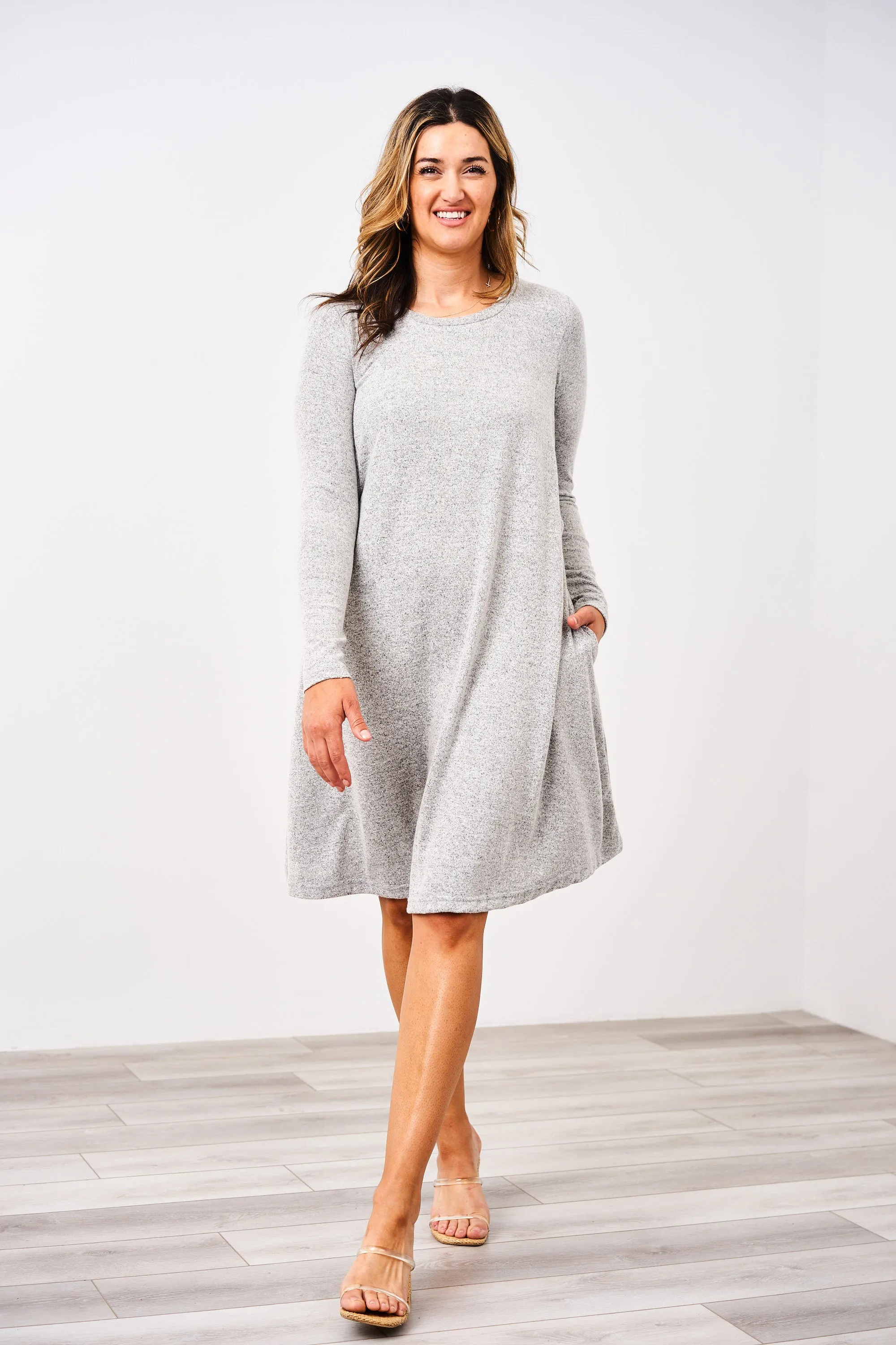 Latched Mama Sweater Nursing Dress